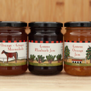 Gooree park jam selection (x3) 250g jars $15 each