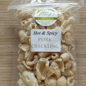 Hot and spicy pork crackling
