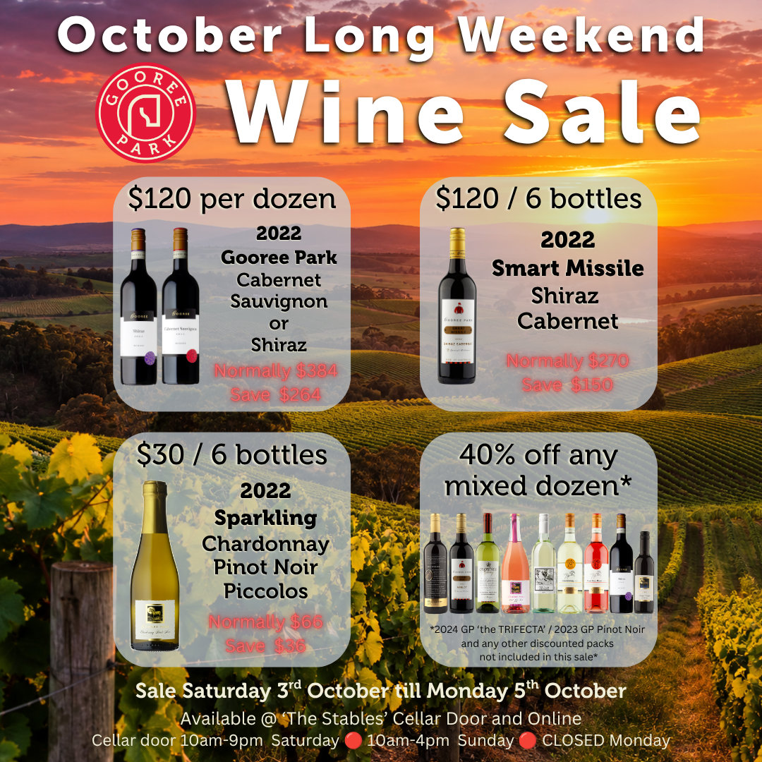 October long weekend wine sale - 2