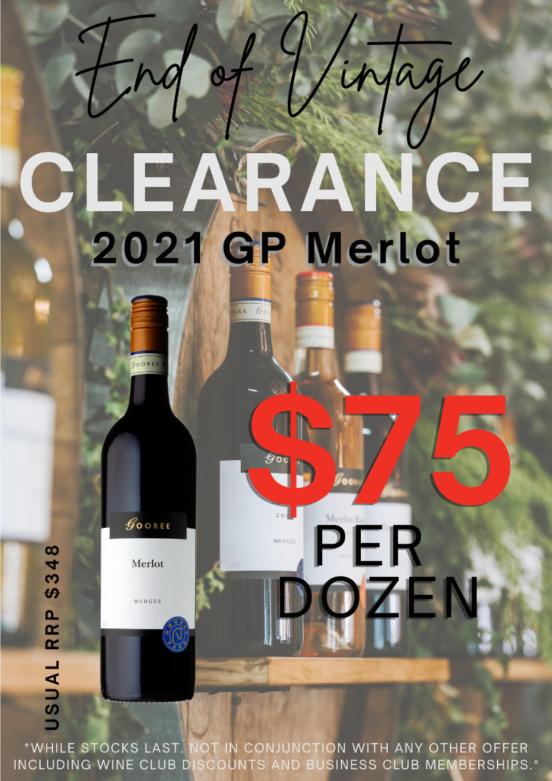 2021 Gooree Park Merlot – End of Vintage Clearance
